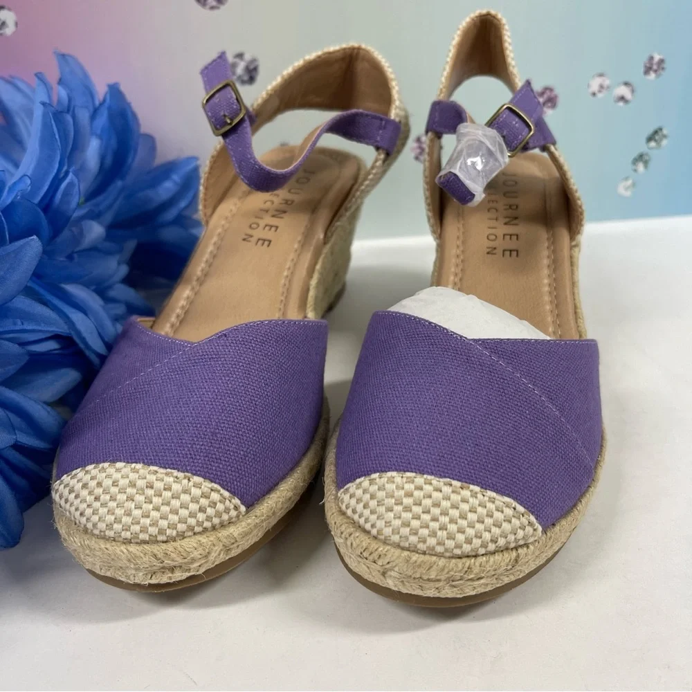 ASHLYN PURPLE ESPADRILLES